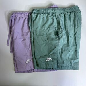 Nike Mint and Lavender Shorts Duo